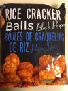 WANT-WANT Black Pepper Rice Cracker Balls 100g