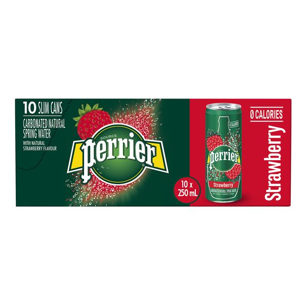 PERRIER Strawberry Sparkling Water 250ml