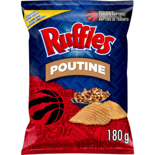 Ruffles Poutine Chips, 180 g