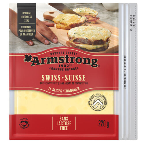 Armstrong Swiss Cheese Slices 220G
