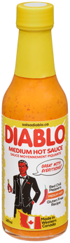 Diablo Medium Hot Sauce, 147 mL