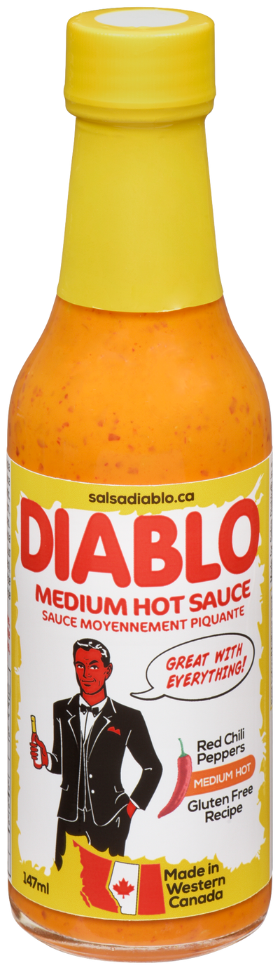 Diablo Medium Hot Sauce, 147 mL