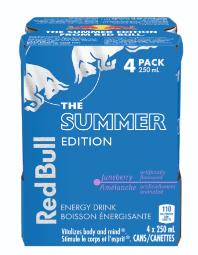 RED BULL 4 PACK SUMMER EDITION 250 ml