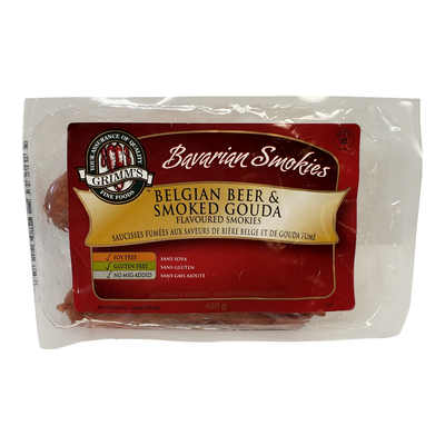Grimm's Bavarian Smokies Belgian Beer & Smoked Gouda, 450 g