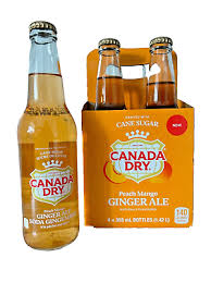 CANADA DRY GINGERALE PEACH MAN 12 x 355