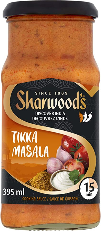 Sharwood's Discover India Tikka Masala Cooking Sauce, 395 mL