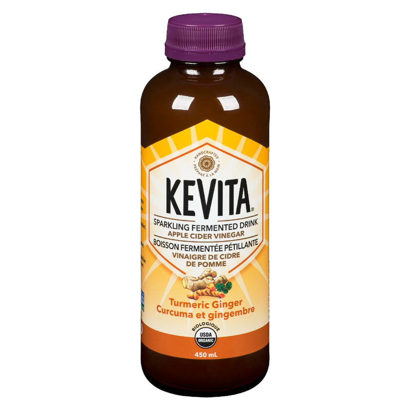 KEVITA Tumeric Ginger Sparkling Fermented Drink 450ml