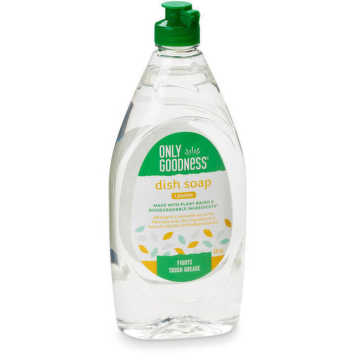 Only Goodness Lemon Scented Dish Soap, 532 mL