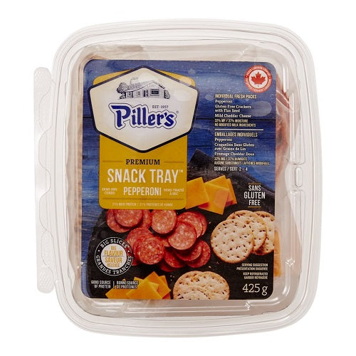 Pillar's Premium Gluten Free Pepperoni Snack Tray, 425 g
