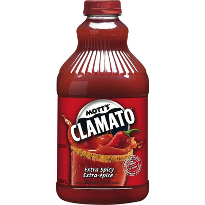 MOTT'S Clamato Extra Spicy Juice 1.89L