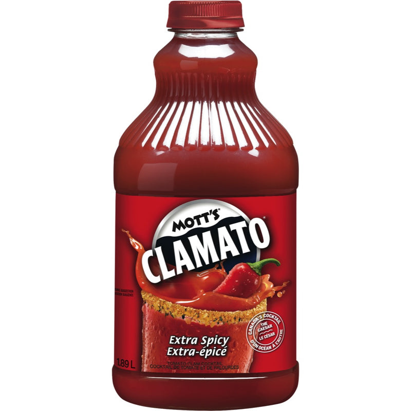 MOTT'S Clamato Extra Spicy Juice 1.89L