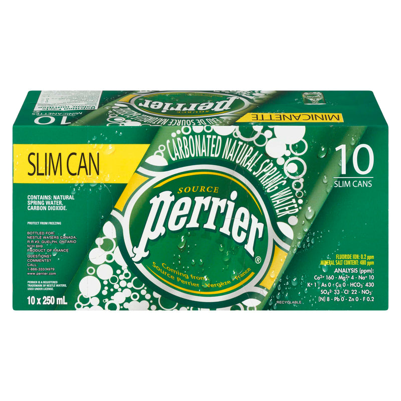 PERRIER Spring Water 250 ml 10 Pack