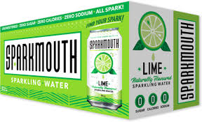 Sparkmouth Lime Sparkling Water, 1 ct