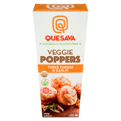 QUESAVA Garlic & 3 Cheese Popper 425g