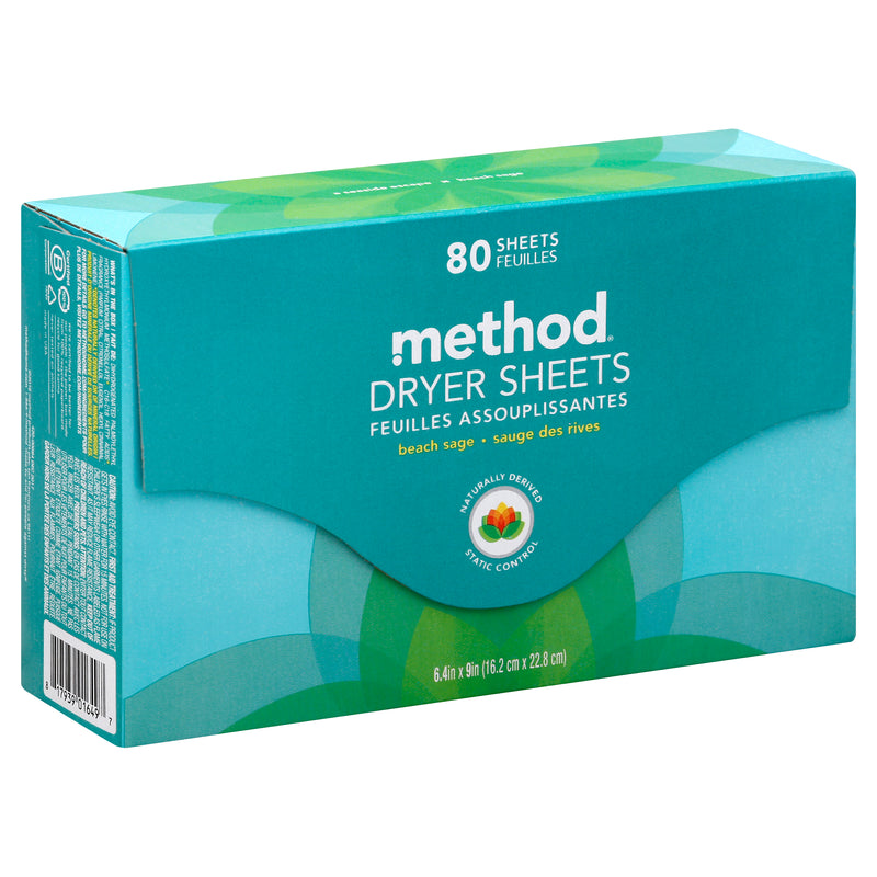 METHOD Dryer Sheets 80's