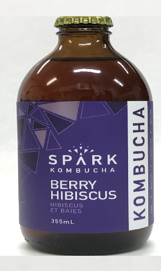SPARK KOMBUCHA Berry Hibiscus 355ml