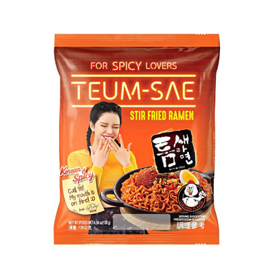 Teum-Sae Spicy Lovers Stir Fried Ramen, 130 g