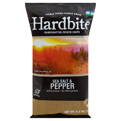 HARDBITE Sea Salt & Pepper Potato Chips 150g