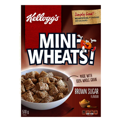 KELLOGGS Mini-Wheats Brown Sugar 510g