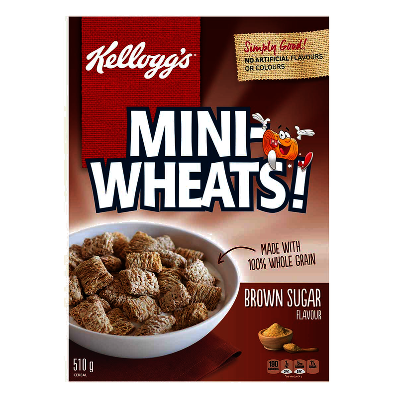 KELLOGGS Mini-Wheats Brown Sugar 510g