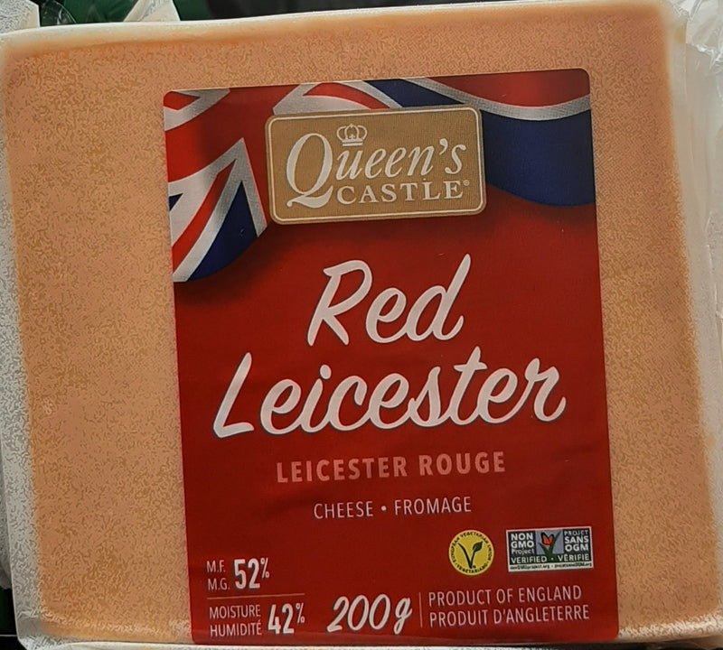 Queens Castle Red Leicester Cheese, 200 g