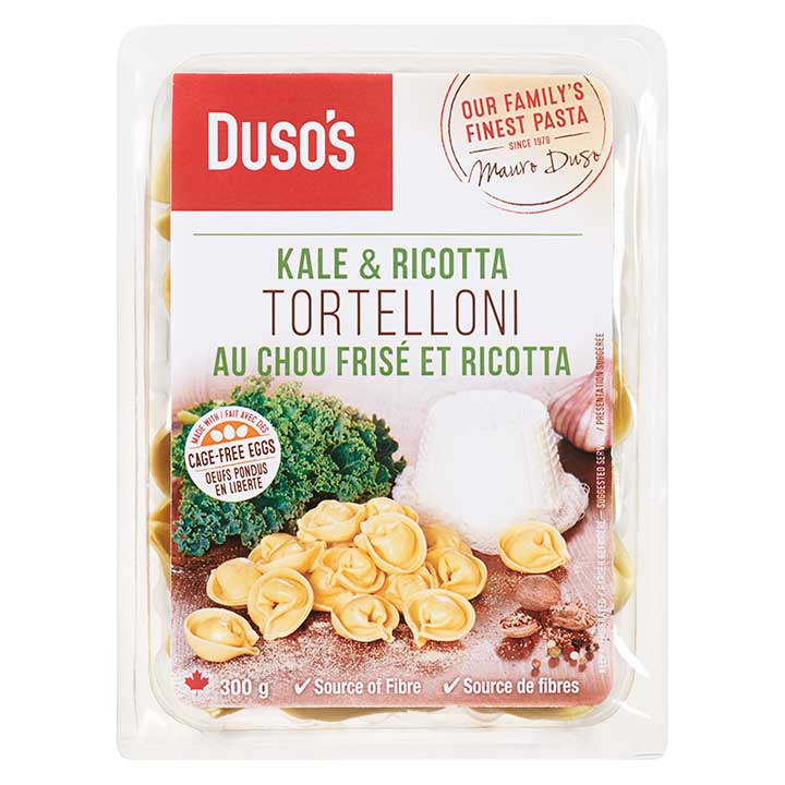 DUSO'S Kale & Ricotta Tortelloni 300g