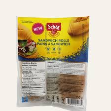 SCHAR GF SANDWICH ROLLS 150 g