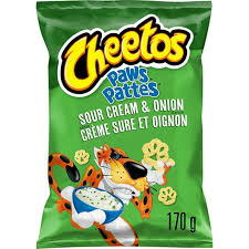 CHEETOS PAWS SOUR CREAM & ONIO 170 g