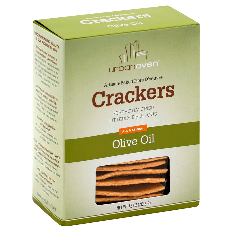 UrbanOven Olive Oil Artisan-Baked Crackers, 213 g