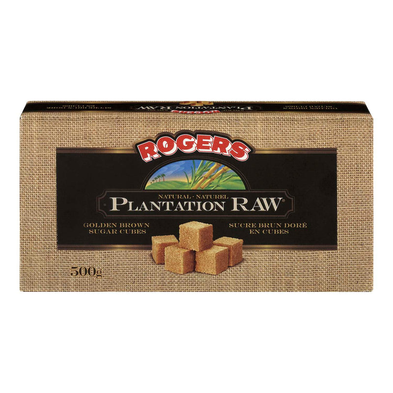 ROGERS Plantation Raw Brown Sugar Cubes 500g