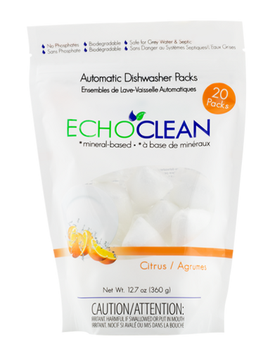 Echoclean Citrus Automatic Dishwasher Packs, 360 g