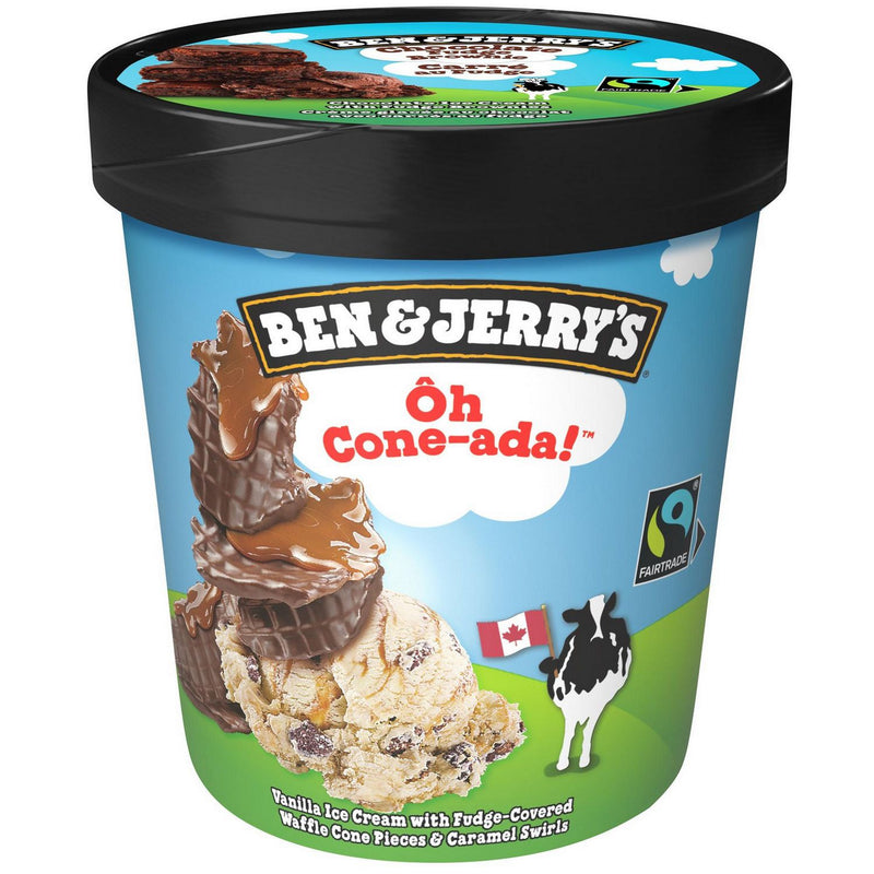 Ben & Jerry's Oh Cone-Ada Ice Cream, 473 mL