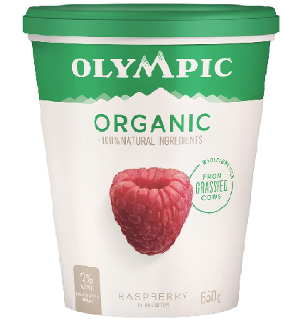 OLYMPIC Organic Raspberry 650g