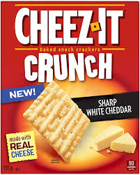 CHE Crunch Sharp White Cheddar Crackers, 191 g