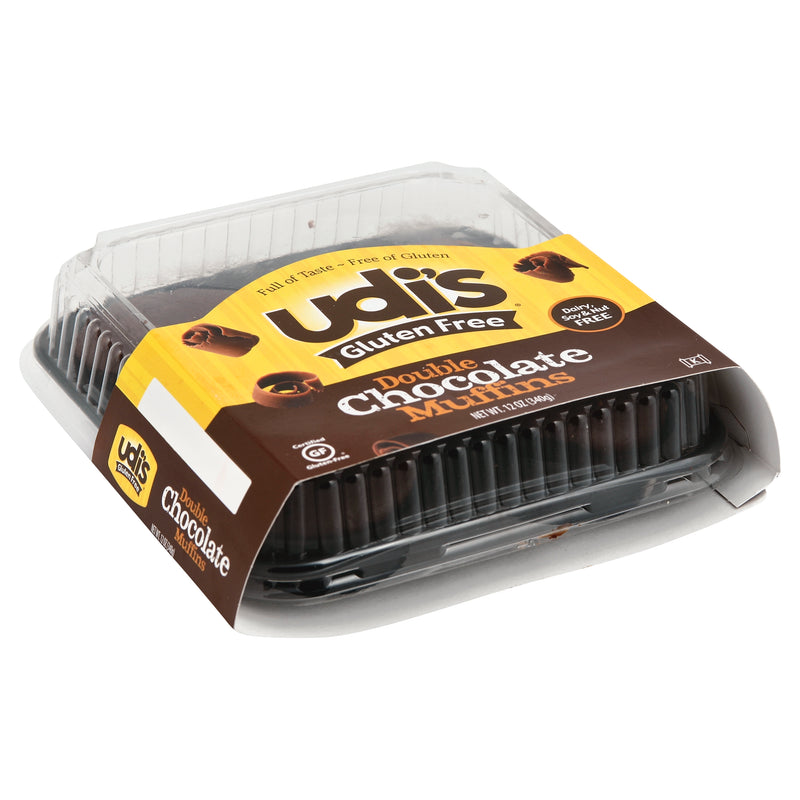 UDI'S Gluten Free Double Chocolate Muffins, 340g