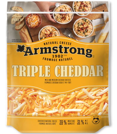 Armstrong Triple Cheddar Cheese Shreds, 1 ct
