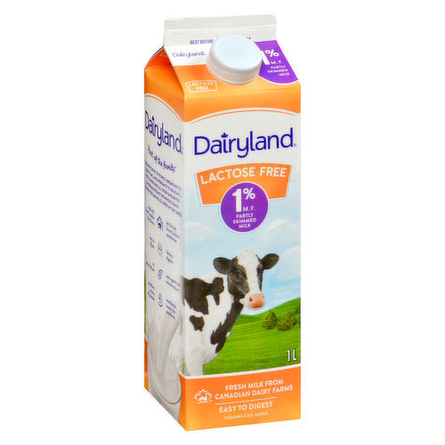 Dairyland Lactose Free Milk, 1 l