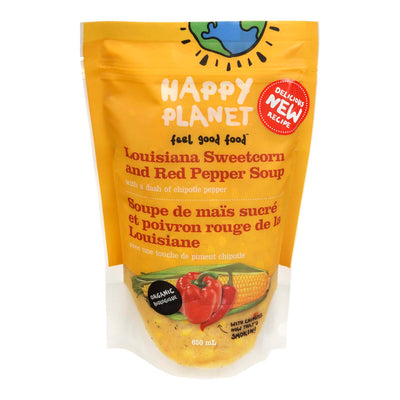 Happy Planet Louisiana Sweetcorn And Red Pepper Soup, 650 mL