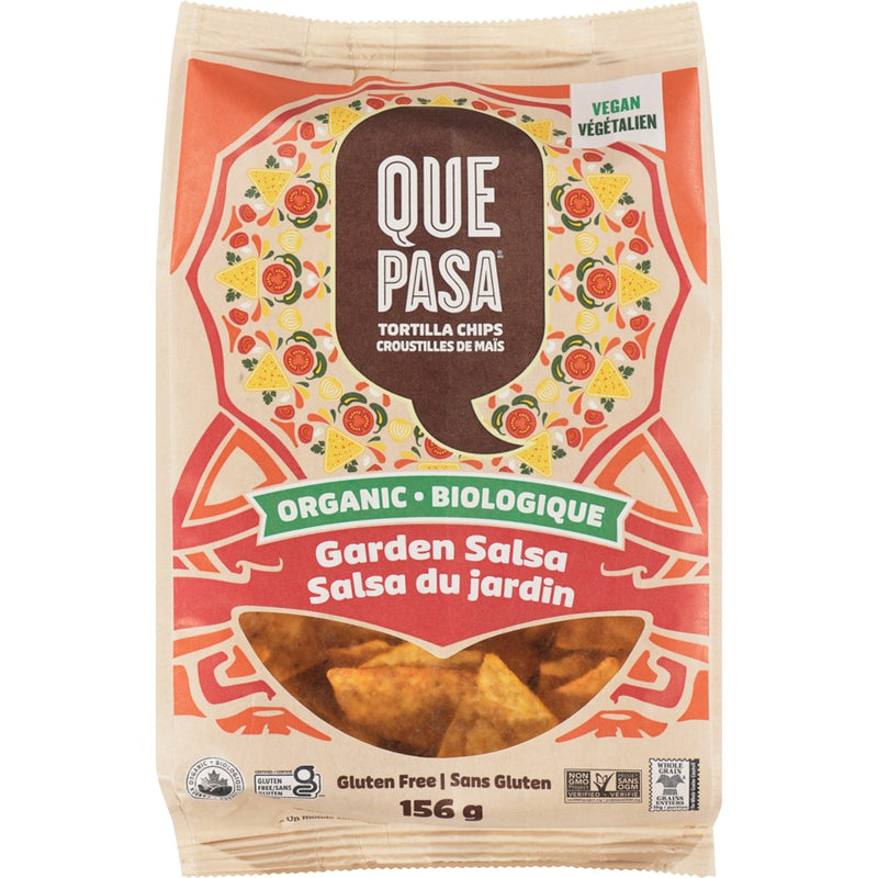 QUE PASA GARDEN SALSA CHIPS 156 g