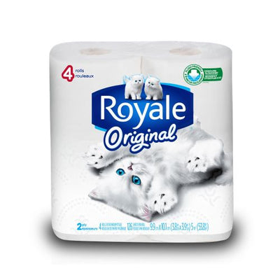 ROYALE 4 Roll Bath Tissue
