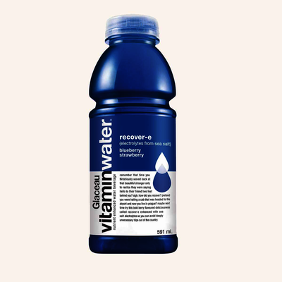 GLACEAU Vitamin Water Recover-e Blueberry Strawberry Water 591ml