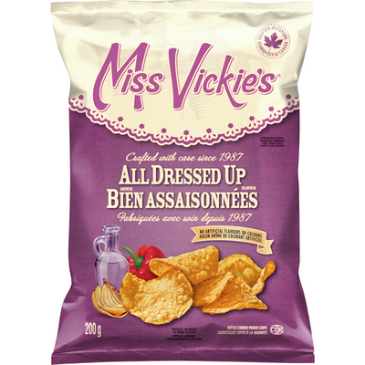 Miss Vickie's All Dressed Up Potato Chips, 200 g