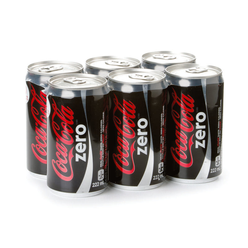 COCA COLA Zero 6 pack 222ml