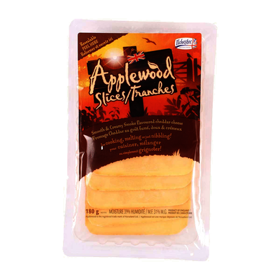 APPLEWOOD Cheddar Cheese Slices 180g