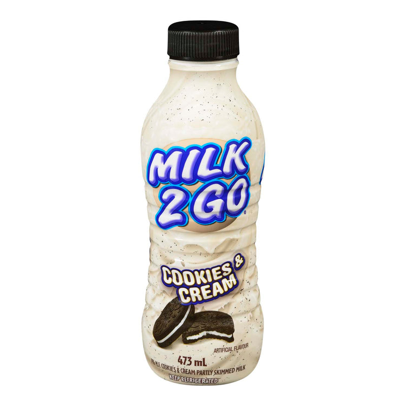MILK 2 GO Cookies & Cream Partly Skimmed Milk 473ml