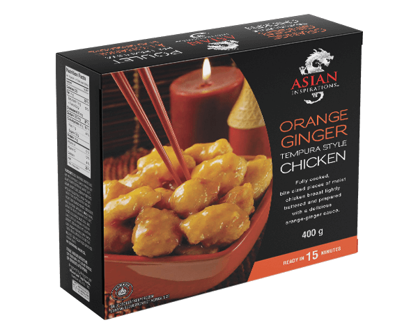 Asian Inspirations Orange Ginger Tempura Style Chicken, 400 g