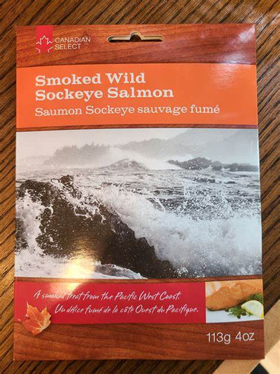 Canadian Select Smoked Wild Sockeye Salmon, 113 g