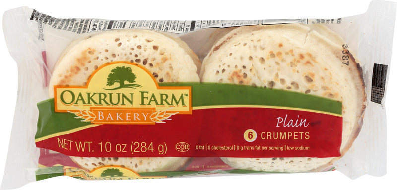 OAKRUN FARM BAKERY Plain Crumpets 283g