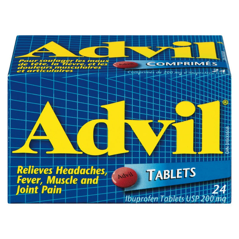 ADVIL Ibuprofen Tablets USP 200mg 24's