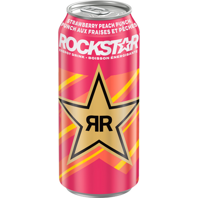 ROCKSTAR STRAWBERRY PEACH PUNC 473 ml